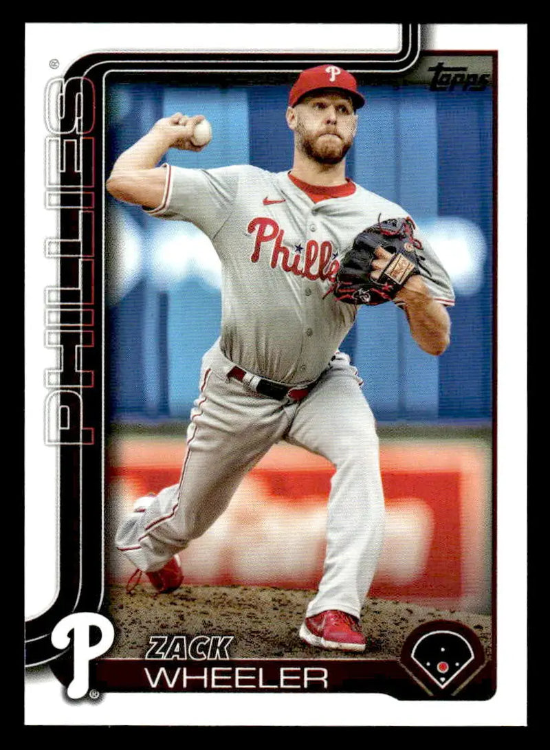 2025 Topps #218 Zack Wheeler - Baseball Card Single
