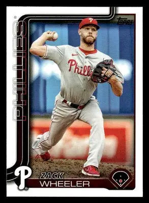 2025 Topps #218 Zack Wheeler - Baseball Card Single