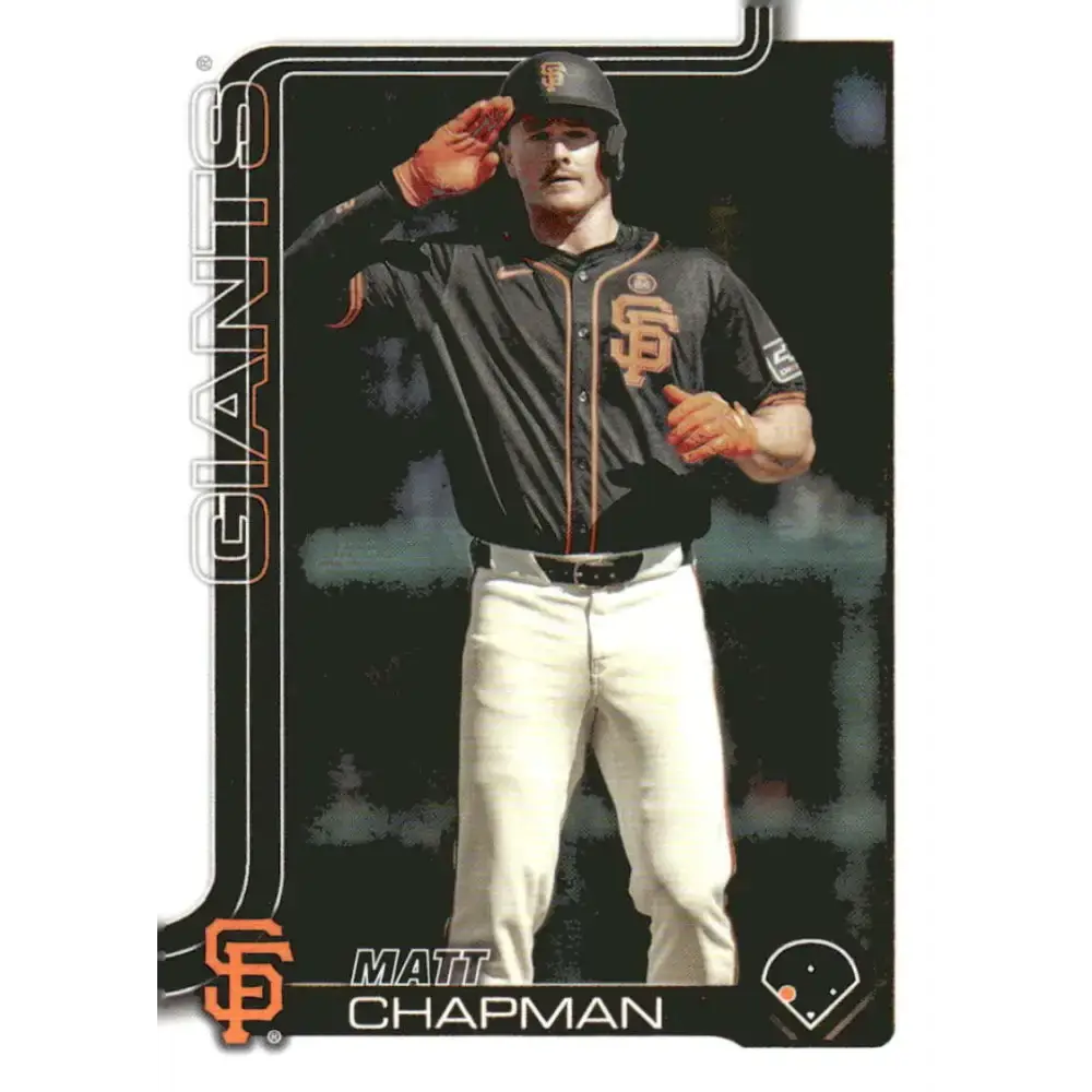 2025 Topps #221 Matt Chapman NM-MT San Francisco Giants Baseball Card - Baseball Card Single