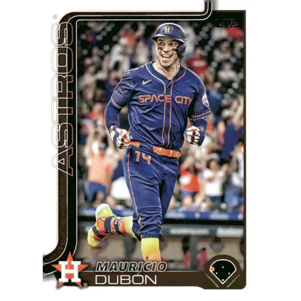 2025 Topps #222 Mauricio Dubon NM-MT Houston Astros Baseball Card - Baseball Card Single