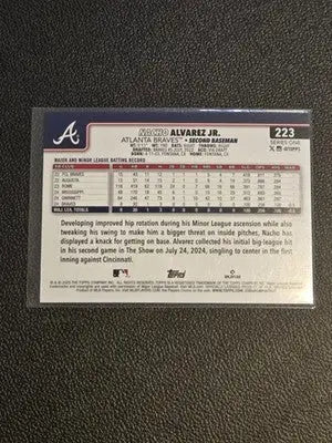 2025 Topps #223 Nacho Alvarez Jr. Diamante Foil - Baseball Card Single