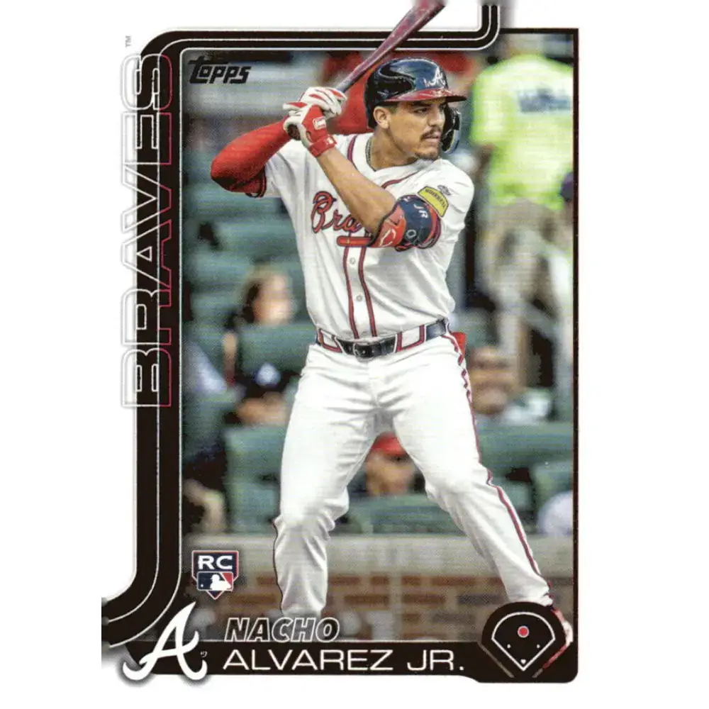 2025 Topps #223 Nacho Alvarez Jr. NM-MT RC Rookie Atlanta Braves Baseball Card - Baseball Card Single