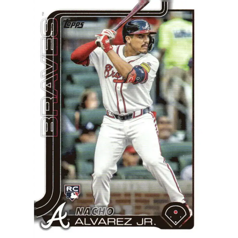 2025 Topps #223 Nacho Alvarez Jr. NM-MT RC Rookie Atlanta Braves Baseball Card - Baseball Card Single