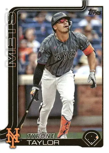 2025 Topps #225 Tyrone Taylor NM-MT Mets ID:76989 - Baseball Card Single