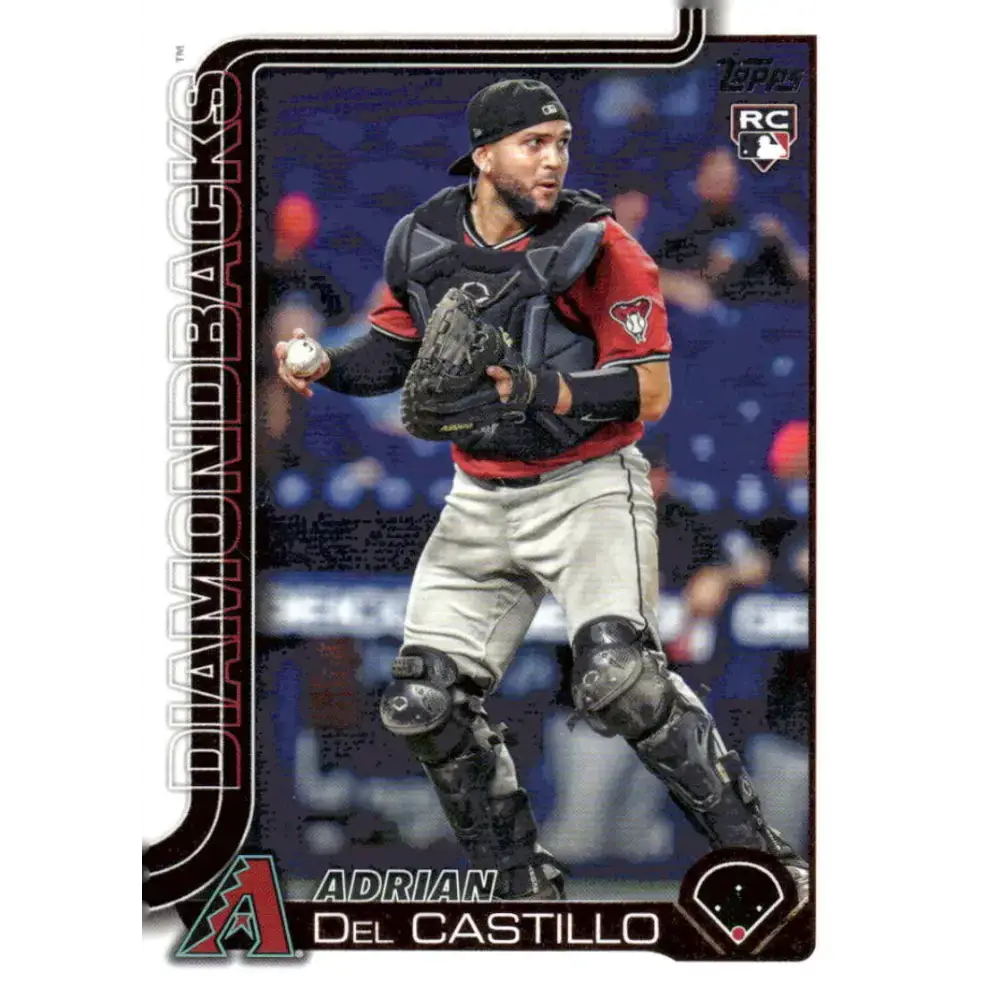 2025 Topps #226 Adrian Del Castillo NM-MT RC Rookie Arizona Diamondbacks Baseball Card - Baseball Card Single