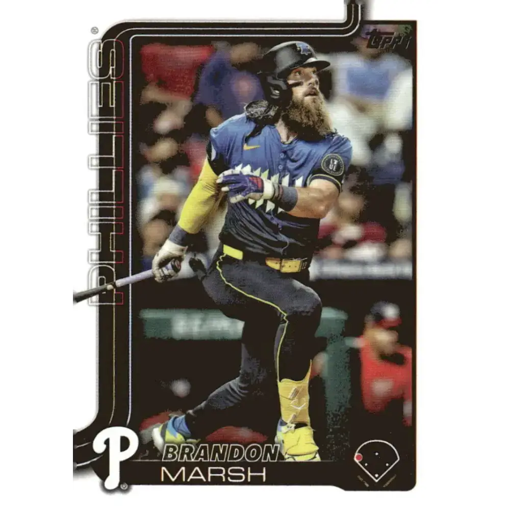 2025 Topps #233 Brandon Marsh NM-MT Philadelphia Phillies Baseball Card - Baseball Card Single