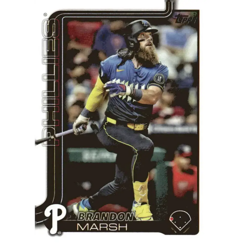 2025 Topps #233 Brandon Marsh NM-MT Philadelphia Phillies Baseball Card - Baseball Card Single