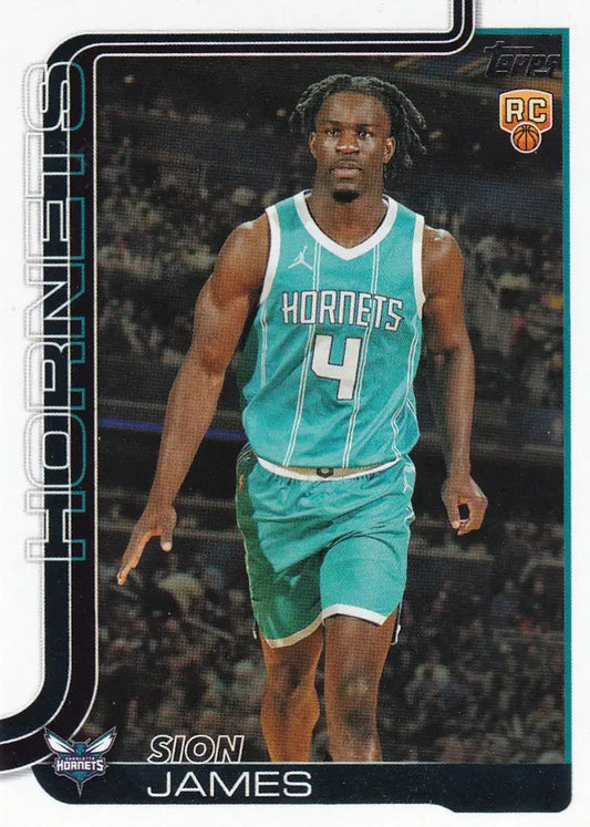 2025 TOPPS #233 SION JAMES- CHARLOTTE HORNETS - Basketball Card Single