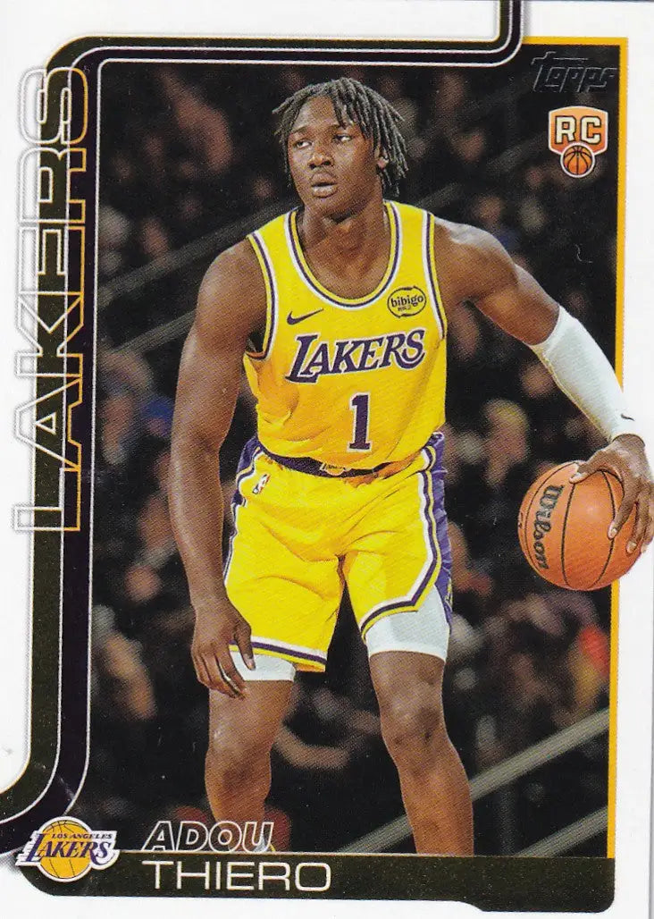 2025 TOPPS #236 ADOU THIERO- LOS ANGELES LAKERS