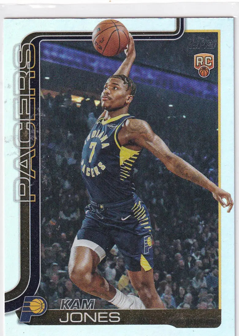 2025 TOPPS #239 KAM JONES REFRACTOR- INDIANA PACERS - Basketball Card Single