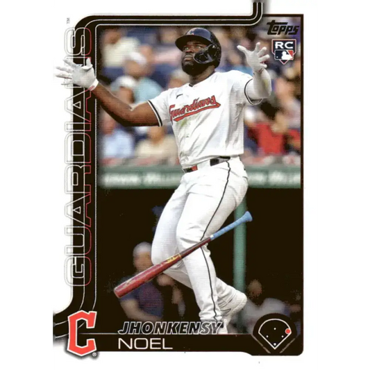 2025 Topps #24 Jhonkensy Noel NM-MT RC Rookie Cleveland Guardians Baseball Card - Baseball Card Single