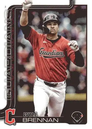 2025 Topps #240 Will Brennan NM-MT Guardians ID:76996 - Baseball Card Single