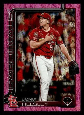 2025 Topps #241 Ryan Helsley Pink Holo Foil - Baseball Card Single