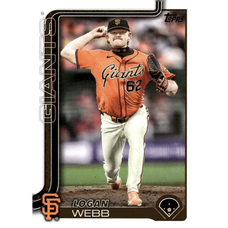 2025 Topps #242 Logan Webb NM-MT San Francisco Giants Baseball Card - Baseball Card Single