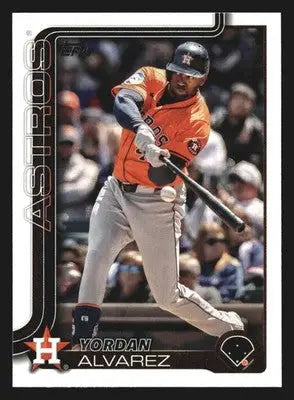 2025 Topps #244 Yordan Alvarez Houston Astros - Baseball Card Single