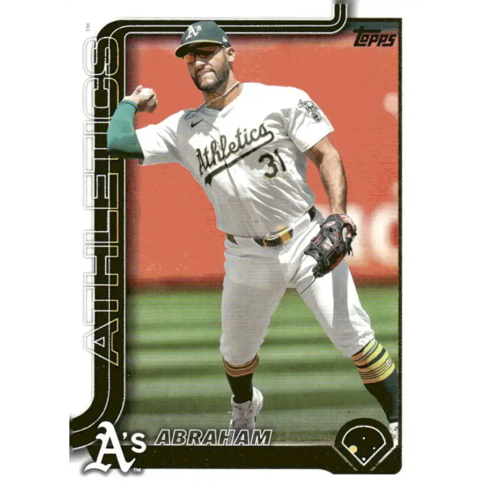 2025 Topps #245 Abraham Toro NM-MT Oakland Athletics Baseball Card - Baseball Card Single