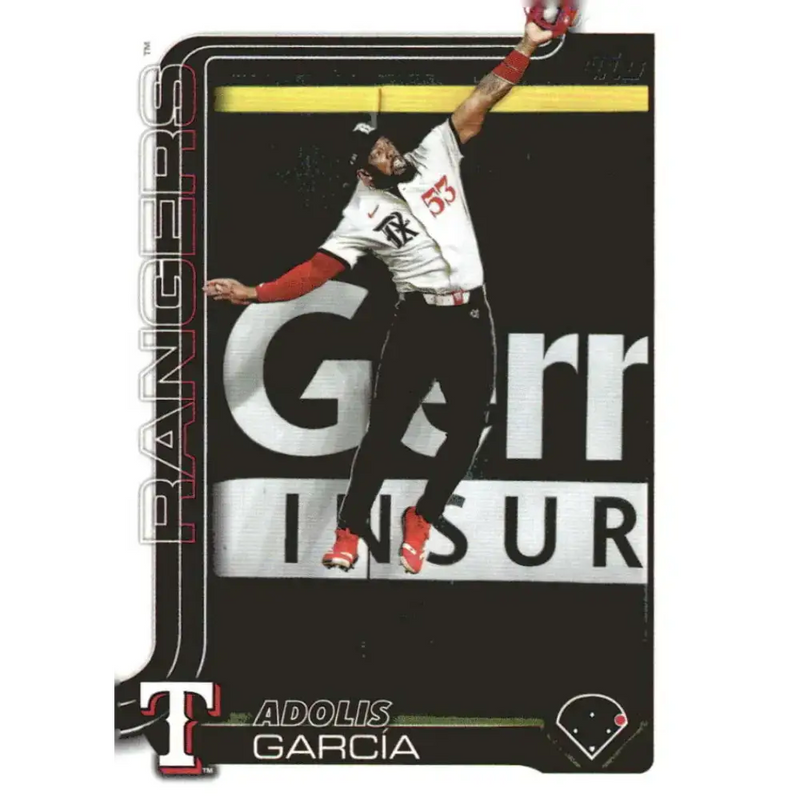2025 Topps #247 Adolis Garcia NM-MT Texas Rangers Baseball Card - Baseball Card Single