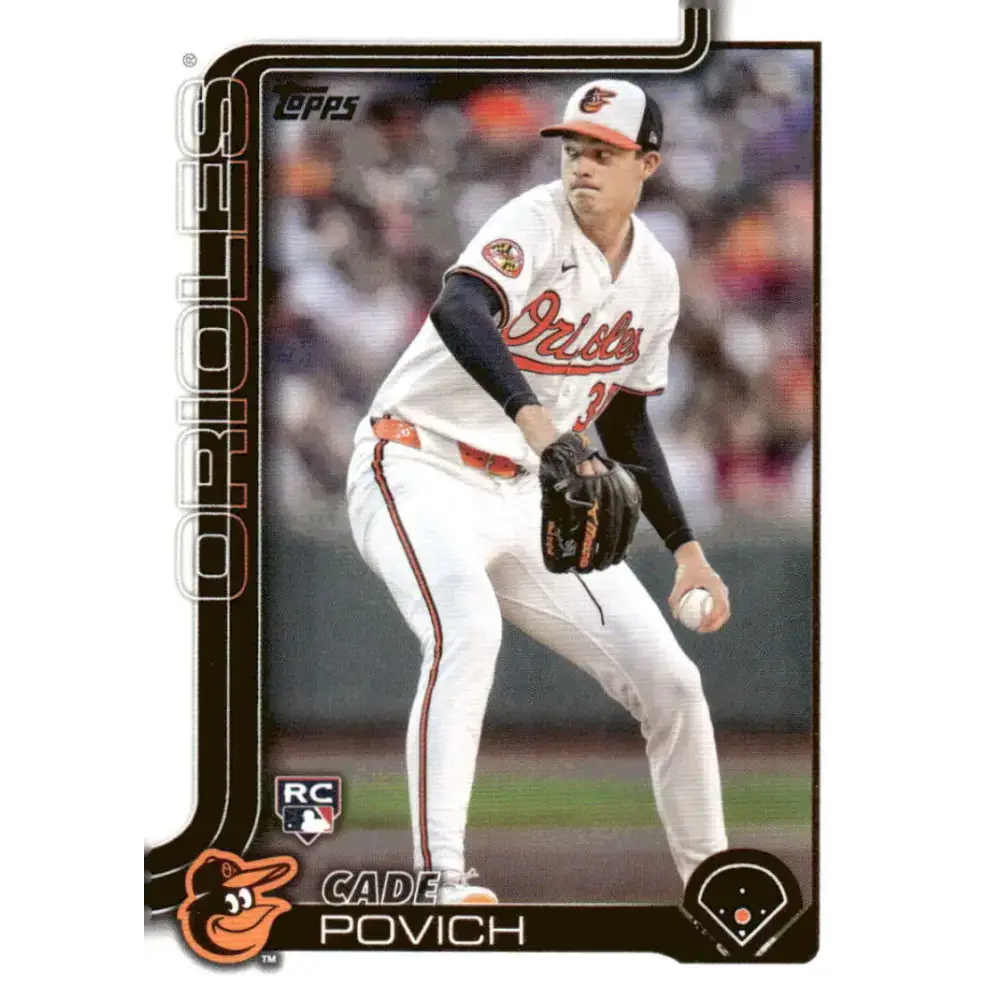 2025 Topps #25 Cade Povich NM-MT RC Rookie Baltimore Orioles Baseball Card - Baseball Card Single