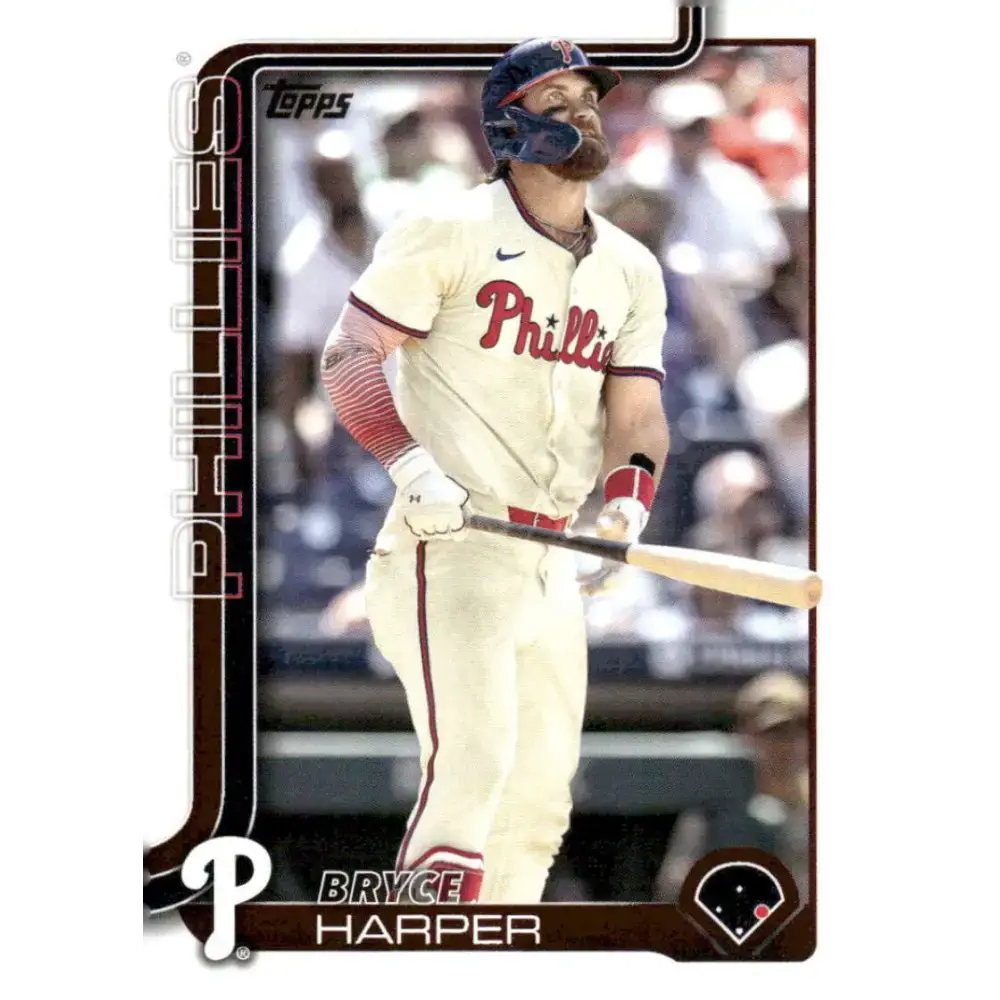2025 Topps #250 Bryce Harper NM-MT Philadelphia Phillies Baseball Card - Baseball Card Single