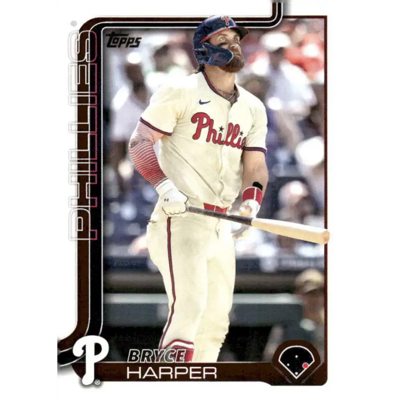 2025 Topps #250 Bryce Harper NM-MT Philadelphia Phillies Baseball Card - Baseball Card Single