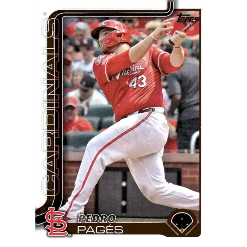2025 Topps #252 Pedro Pages NM-MT St Louis Cardinals Baseball Card - Baseball Card Single
