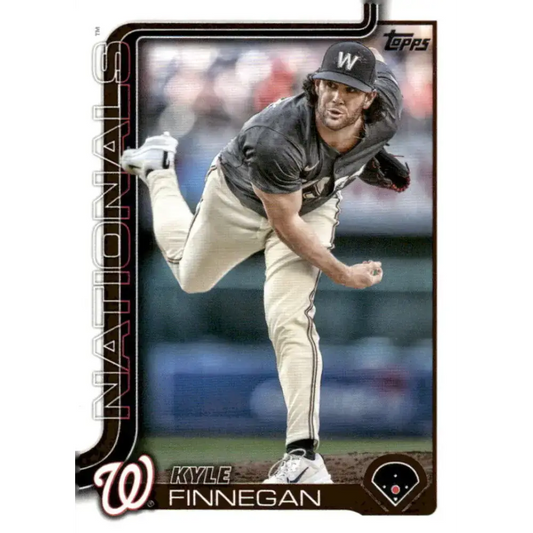 2025 Topps #254 Kyle Finnegan NM-MT Washington Nationals Baseball Card - Baseball Card Single