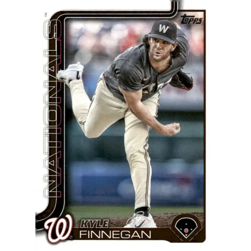 2025 Topps #254 Kyle Finnegan NM-MT Washington Nationals Baseball Card - Baseball Card Single