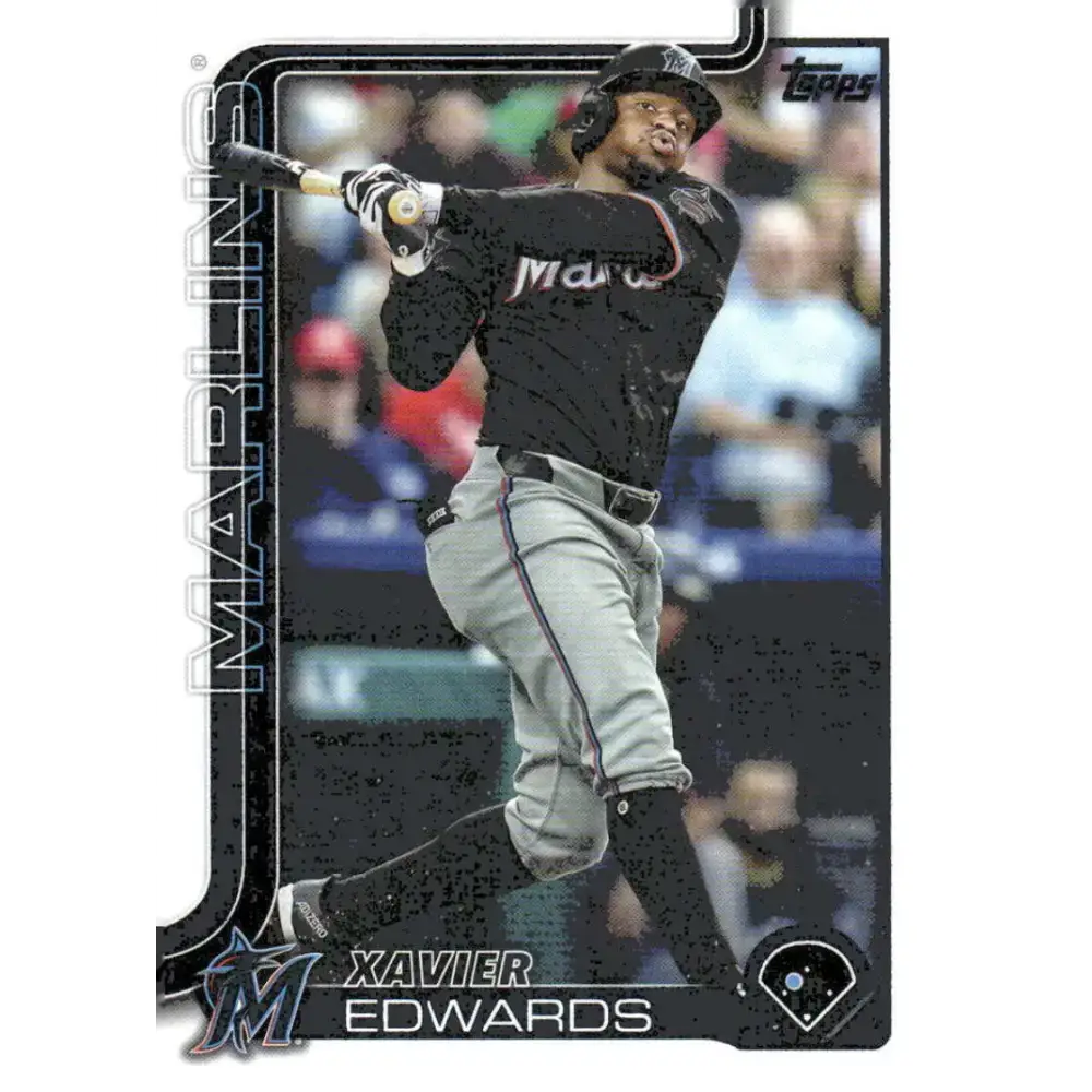 2025 Topps #258 Xavier Edwards NM-MT Miami Marlins Baseball Card - Baseball Card Single
