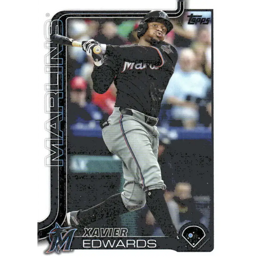 2025 Topps #258 Xavier Edwards NM-MT Miami Marlins Baseball Card