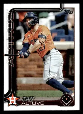 2025 Topps #260 Jose Altuve - Baseball Card Single