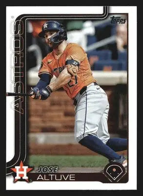 2025 Topps #260 Jose Altuve Houston Astros - Baseball Card Single