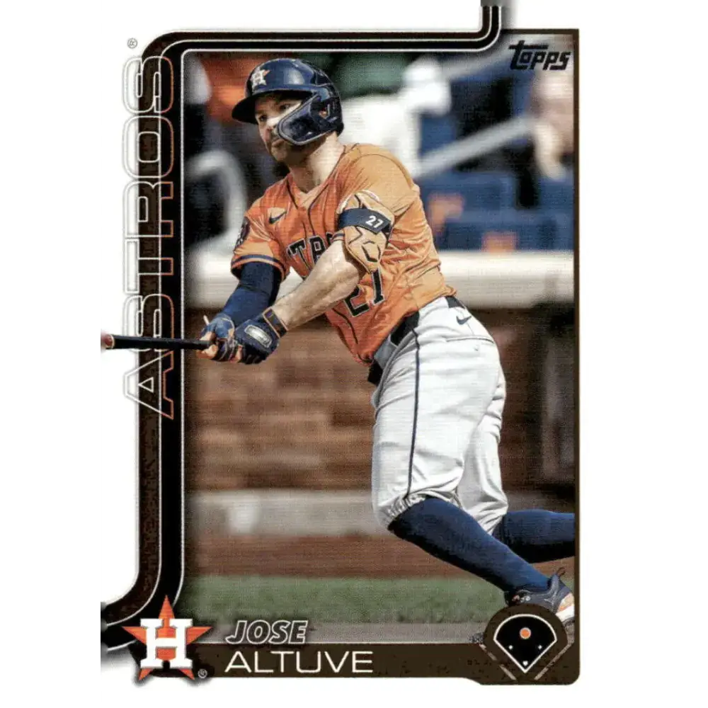 2025 Topps #260 Jose Altuve NM-MT Houston Astros Baseball Card - Baseball Card Single