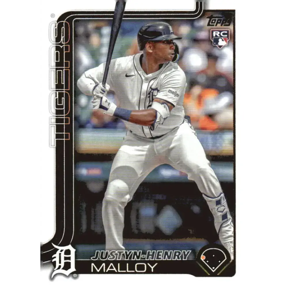 2025 Topps #269 Justyn-Henry Malloy NM-MT RC Rookie Detroit Tigers Baseball Card - Baseball Card Single