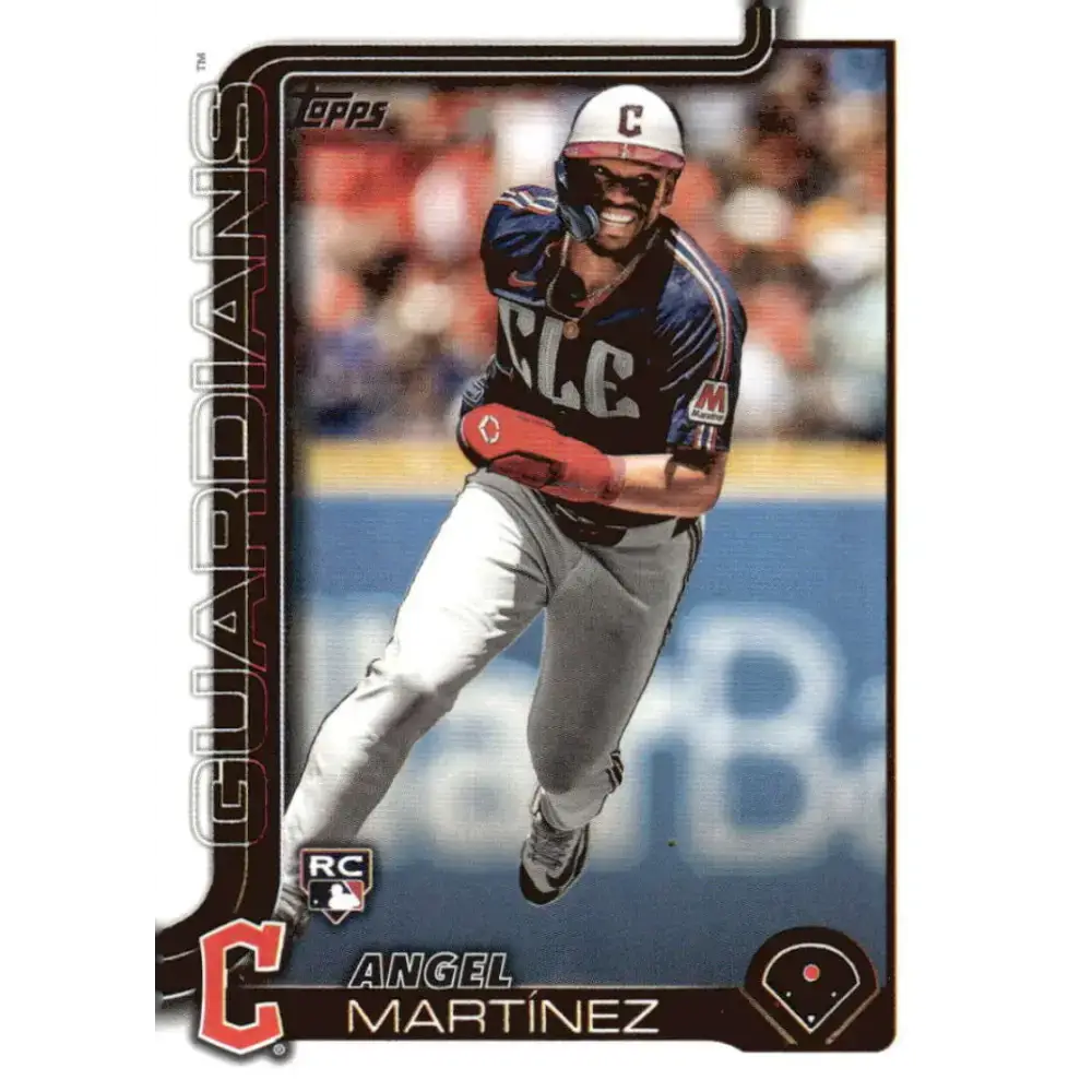 2025 Topps #27 Angel Martinez NM-MT RC Rookie Cleveland Guardians Baseball Card - Baseball Card Single