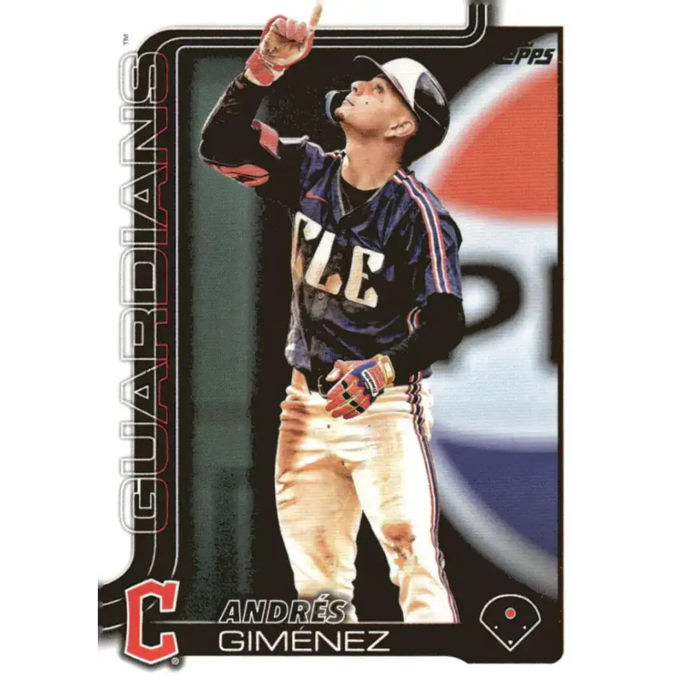 2025 Topps #270 Andres Gimenez NM-MT Cleveland Guardians Baseball Card - Baseball Card Single
