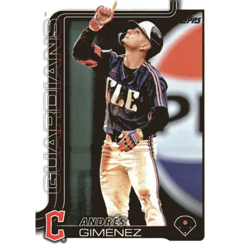 2025 Topps #270 Andres Gimenez NM-MT Cleveland Guardians Baseball Card - Baseball Card Single