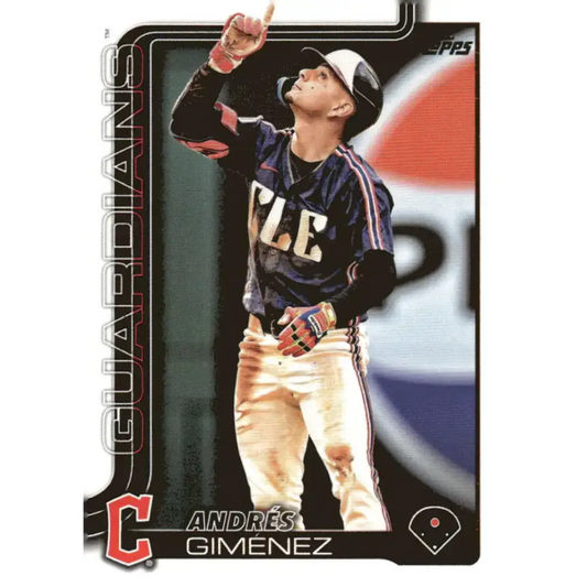 2025 Topps #270 Andres Gimenez NM-MT Cleveland Guardians Baseball Card