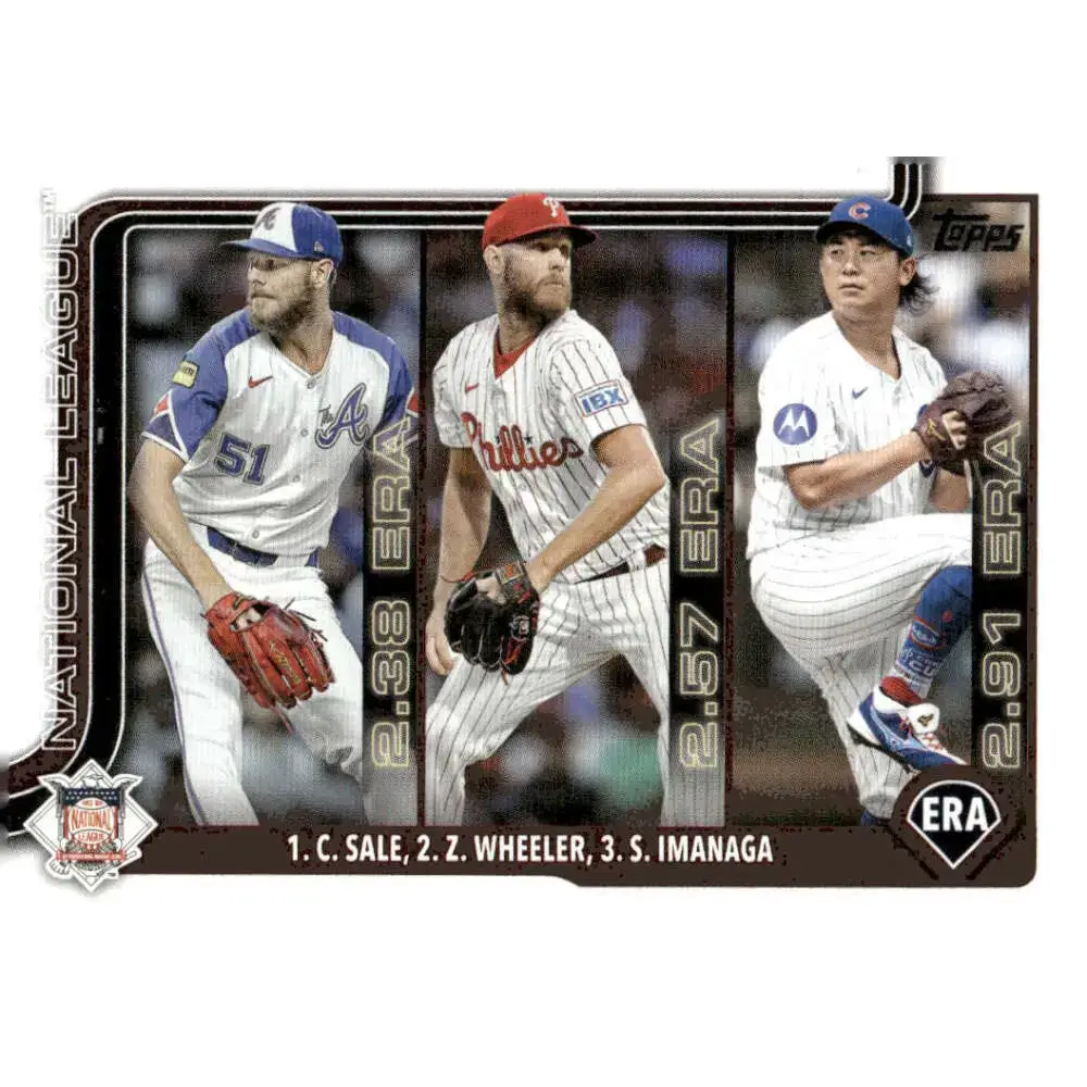2025 Topps #272 Chris Sale/Shota Imanaga/Zack Wheeler NM-MT Atlanta Braves/Chicago Cubs/Philadelphia Phillies Baseball