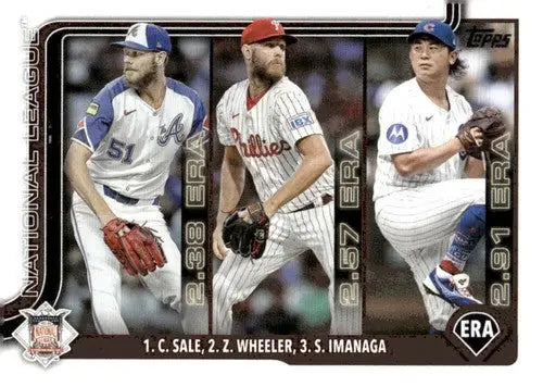 2025 Topps #272 Chris Sale/Shota Imanaga/Zack Wheeler NM-MT ID:77006 - Baseball Card Single