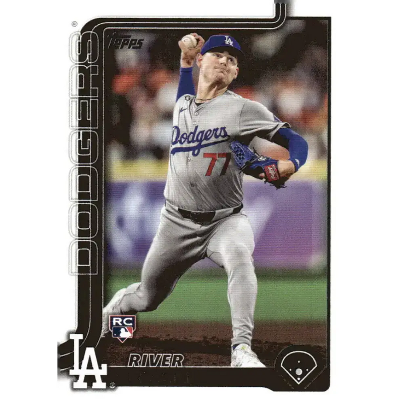 2025 Topps #273 River Ryan NM-MT RC Rookie Los Angeles Dodgers Baseball Card - Baseball Card Single