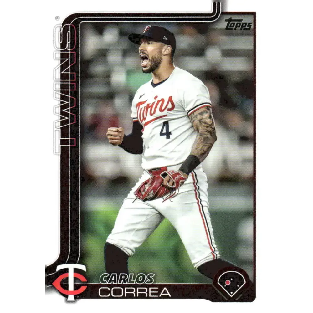 2025 Topps #275 Carlos Correa NM-MT Minnesota Twins Baseball Card - Baseball Card Single