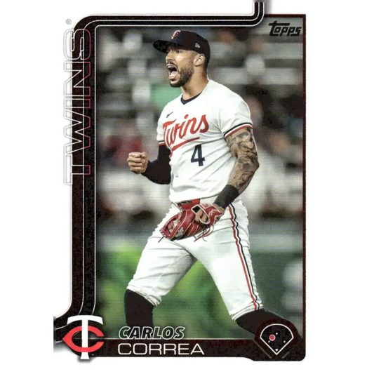 2025 Topps #275 Carlos Correa NM-MT Minnesota Twins Baseball Card - Baseball Card Single