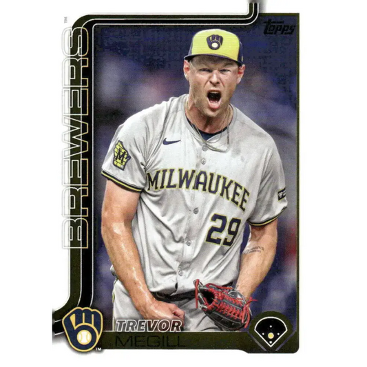 2025 Topps #28 Trevor Megill NM-MT Milwaukee Brewers Baseball Card