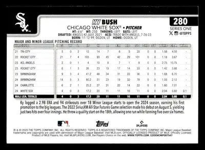 2025 Topps #280 Ky Bush - Baseball Card Single