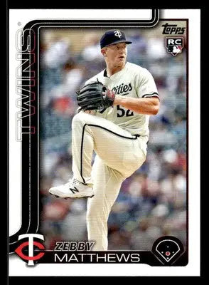 2025 Topps #283 Zebby Matthews - Baseball Card Single