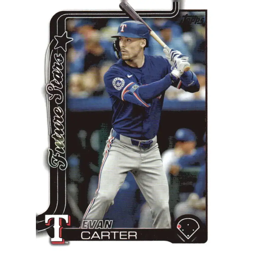 2025 Topps #288 Evan Carter NM-MT Texas Rangers Baseball Card - Baseball Card Single