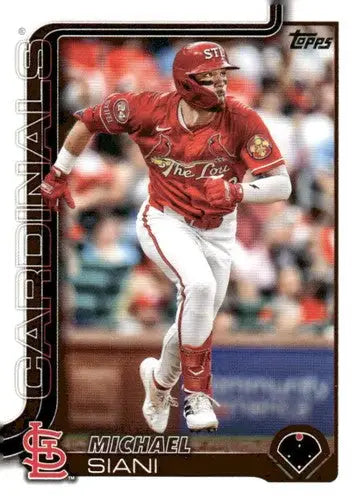 Original gloss Michael Siani baseball card 2025 Topps #289 Michael Siani NM-MT