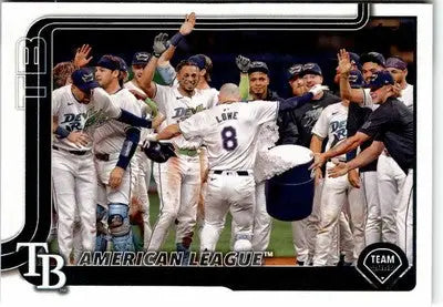 2025 Topps #294 Tampa Bay Rays - Baseball Card Single