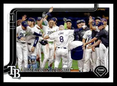 2025 Topps #294 Tampa Bay Rays - Baseball Card Single