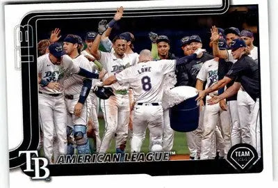 2025 Topps #294 Tampa Bay Rays - Baseball Card Single